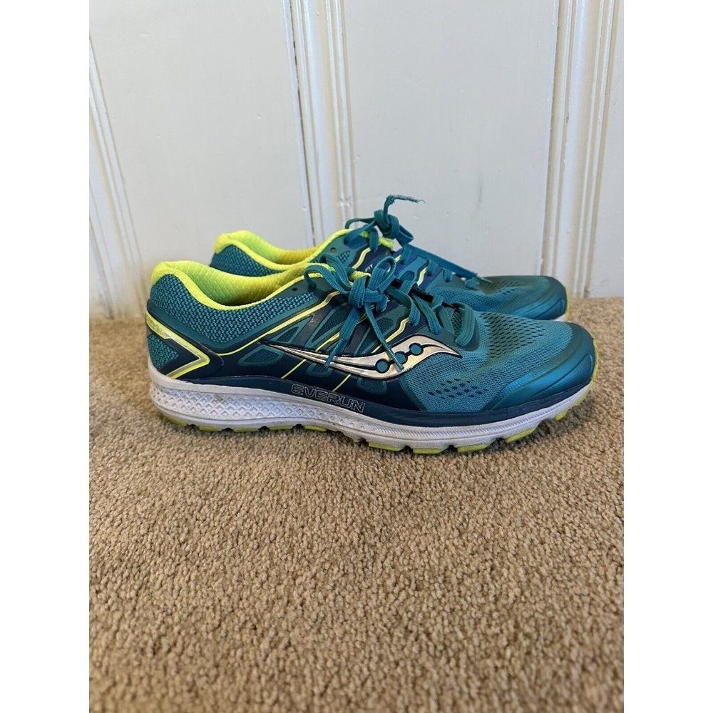 Saucony Omni 16 Running Shoes Teal/Citron S10370-4 Women's Size 11